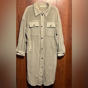 We the free cozy French terry cardigan